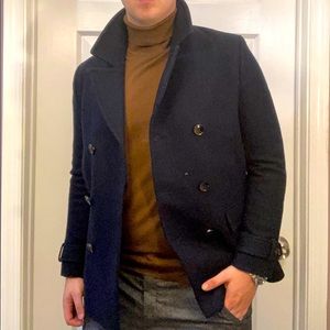 Mens Ted Baker Ossain Navy Peacoat Size Medium